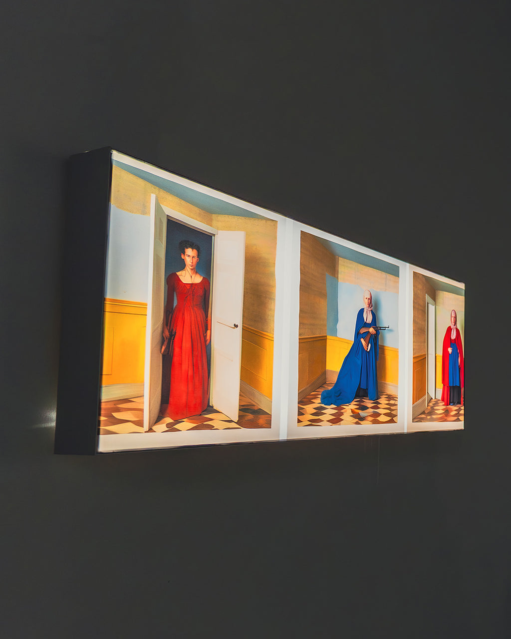 Projected Past Replicated Present - Lightbox